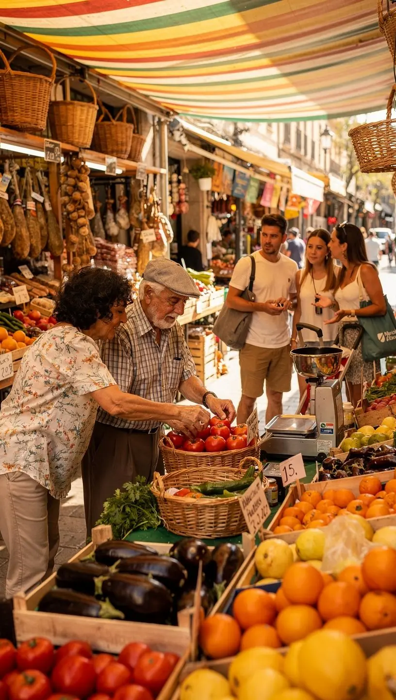 Conversaciones comunitarias sobre alimentación saludable en España.